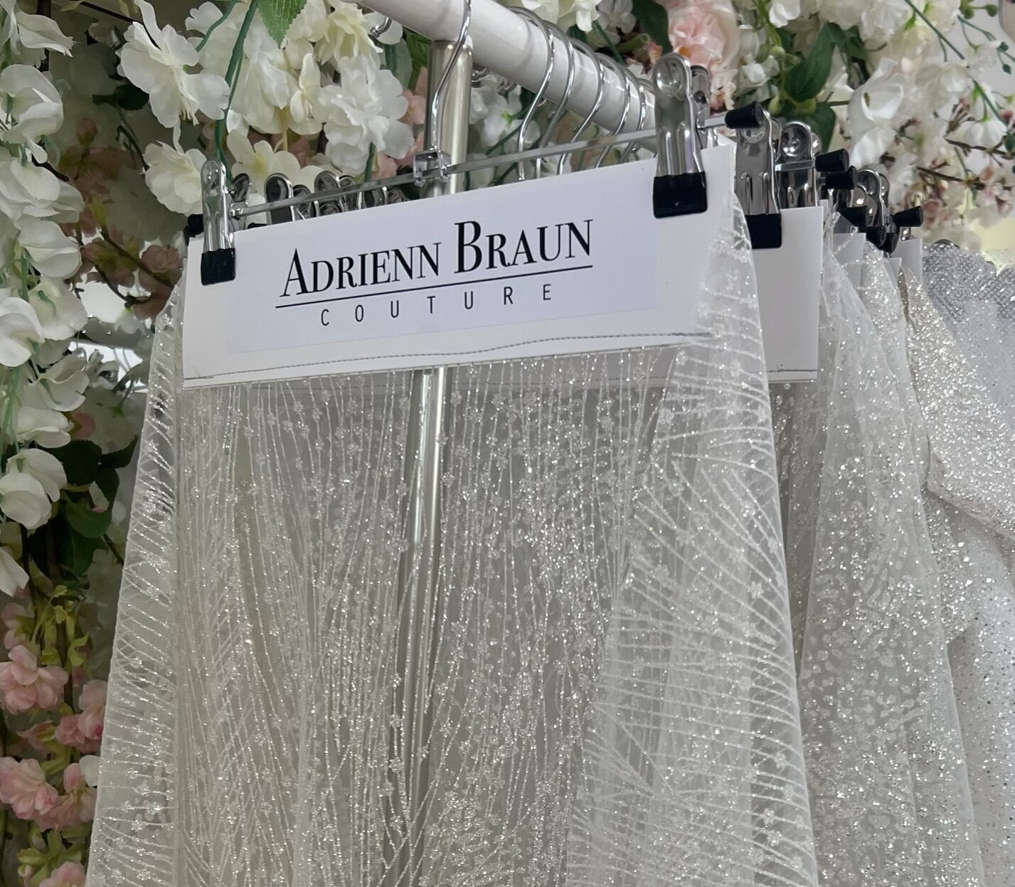 Our exclusively selected fabrics to create the custom made designs at Adrienn Braun Couture